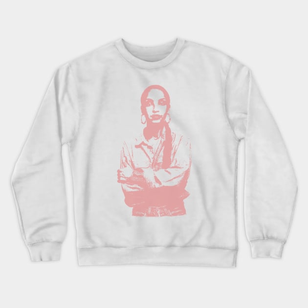 Sade Adu Portrait Crewneck Sweatshirt by phatvo